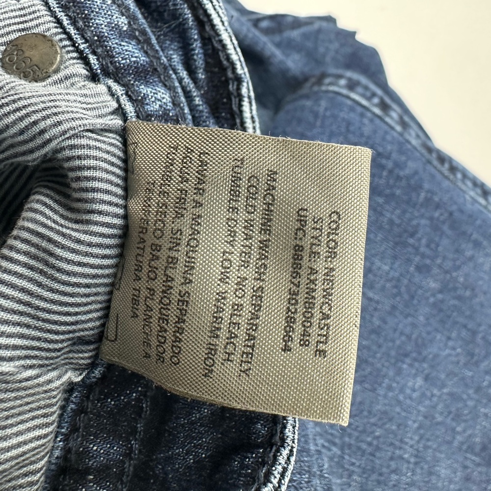 TK Axel Men's Relaxed Straight Leg Sz 38x32 Blue Jeans Denim W9 - Picture 6 of 6